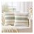 BellaBlend Set of 2 Beige-Green Boho Cushion Covers 45×45 Cm