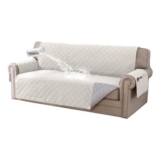 BellaHills 4-Seater Waterproof Sofa Cover, Non-Slip, Beige, 78in