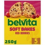 Belvita 5 x 50g Soft Bakes Multipack – Chic chip/red berries/ blueberry – Nectar Price