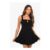 Bengaline Sweetheart Neck Skater Dress