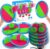 Bennol Toss and Catch Ball Game Outdoor Toys for Kids Ages 3, Ball Catch Games with 4 Paddles 4 Sticky Balls, Yard Games Beach Toys for Kids Adults