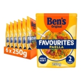 Bens Original Risotto & Paella Ready Meal Pouch (6x250g) – £7.85 S&S