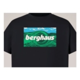 Berghaus Unisex Twisted Skies Tee – Black