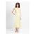 Bernice Satin Twill Butter Yellow Midi Slip Dress