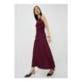 Berry Textured Jersey Co Ord Skirt