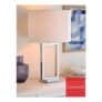 Bevel Chrome Table Lamp