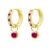 Bewenda 925 Sterling Silver Hoop Earrings, Cubic Zirconia, Gift Box