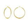 Bewenda Sterling Silver Large Hoop Earrings 60mm, Hypoallergenic
