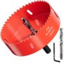 Bi-Metal Hole Saws – 125mm Wood Cutter, Metal Hole Saw, Circular Cutter for Walls, Core Drill Bit – Fast Cutting with Long-Lasting Blades for Plumbing, Conduits, Kitchens, Other DIY Projects