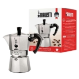 Bialetti Moka Express Aluminium Stovetop Coffee Maker 130ml