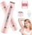 Bikini Trimmer Lady Shavers for Women, Dual Head Shaver Women, 2 in 1 Electric Bikini Trimmer IPX7 Waterproof Rechargeable Hair Razor Wet Dry Use Hair Removal for Body Face