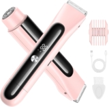 Bikini Trimmer for Women, 2026 New 2-in-1 Electric Razor with LED Digital Screen for Wet & Dry Use, Waterproof Cordless Body Hair Remover for Bikini Body Face, USB-C