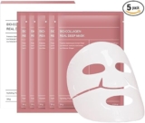 Bio collagen Face Mask,Overnight Hydrogel Mask,Real Deep Collagen Face Mask, Deep Hydration, Reduce Wrinkles, Face Skincare, Hydrating,Pore Minimizing,5PCS Hydrating Overnight Hydrogel Mask