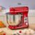 BioloMix 6L Stand Mixer in Red, 1200W DC Motor, 6 Speeds, LED Timer & Accessories from BioloMix Local Store