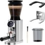 BioloMix Electric Conical Burr Coffee Grinder with Removable Holder with code at BioloMix Local Store