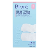 Biore Deep Cleansing Blackhead Remover Nose Strips and Face Pore Strips Combo, Pack of 14