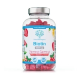 Biotin Gummies 10,000mcg Vegan, Strawberry, UK Made – £5.98 S&S Voucher