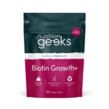 Biotin Hair Growth Supplement – 180 Vegan Tablets Enhanced with Zinc & Selenium 5.35 S&S Dispatches from Amazon Sold by Unicorn Brands