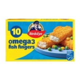 Birds Eye 10 Breaded Omega 3 Fish Fingers 280g