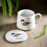 Birds Willow Tit Mug & Coaster Set (Free C&C Only)