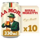 Birra Moretti Premium Lager Beer Can 10x330ml clubcard price