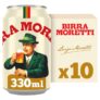 Birra Moretti Premium Lager Beer Can 10x330ml clubcard price