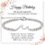 Birthday Gift Waves Bracelet for Women, Stainless Steel 4MM Bead Bracelet Adjustable Silver Bead Bracelet, 18th 21st 30th 40th 50th 60th Birthday Jewelry Gift for Girlfriend Mother Sister Best Friend