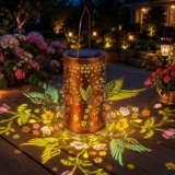 Birthday Gifts for Women Unique,Colorful Hummingbird Solar Lantern ,Hanging Presents for Mum Nan Grandma Her,Garden Ornaments Outdoor for Patio Lawn Yard