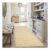 Biscpro Door Mat 50x120cm Indoor Washable Non-Slip Absorbent Light Yellow