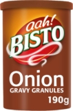 Bisto Onion Gravy Granules, 190 g Drum (1-Pack)
