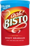 Bisto Reduced Salt Beef Gravy Granules, 190 g Drum (1-Pack)