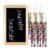 Bizaical White Chalk Pens, 6-Pack, 1mm and 6mm Tips