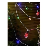 Black 12 Festoon Solar String Lights