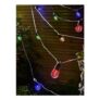 Black 12 Festoon Solar String Lights
