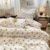 Black Bows Duvet Cover Double White Black Bow Bowknot Print Kawaii Bedding Set Kids Girls Cute Bow Tie Microfiber Comforter Cover 200×200 cm with Zipper Closure and 2 Pillowcases 50×75 cm