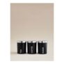 Black Canisters – Set of 3