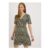 Black Ditsy Mini Dress