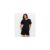 Black Floral Embroidered Puff Sleeve T-Shirt