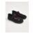Black Flower Plimsolls