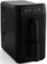 Black George Home Dual Basket Stackable Air Fryer 10L Free Delivery