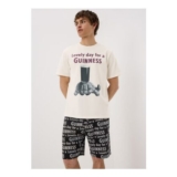 Black Guinness Short Pyjama Set
