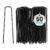 Black LIVIVO U-Shape Ground Pegs, 50 Pack, 150mm