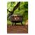 Black Large Circular Outdoor Garden Heater Fire Pit Bowl