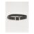Black Leather Look Studded Belt