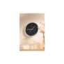 Black Radio-Controlled Wall Clock