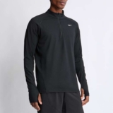 Black Running Quarter-Zip Long-Sleeve T-Shirt Medium Blue Solid Athlete Tee £5.59 Regatta White Forley Polo Top £5.60 (Selected Sizes)