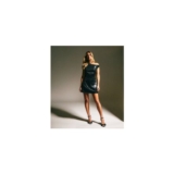 Black Sequin off the Shoulder Mini Dress