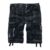 Black Shorts with Check Pattern Shorts Black-Grey by Black Premium by EMP