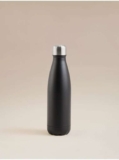Black Stainless Steel Canteen Bottle 500ml free c&c
