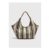 Black Stripe Canvas Tote Bag